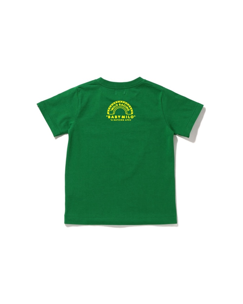 Hauts Bape Baby Milo Racing #7 Vert Enfant | ZIY-64543294